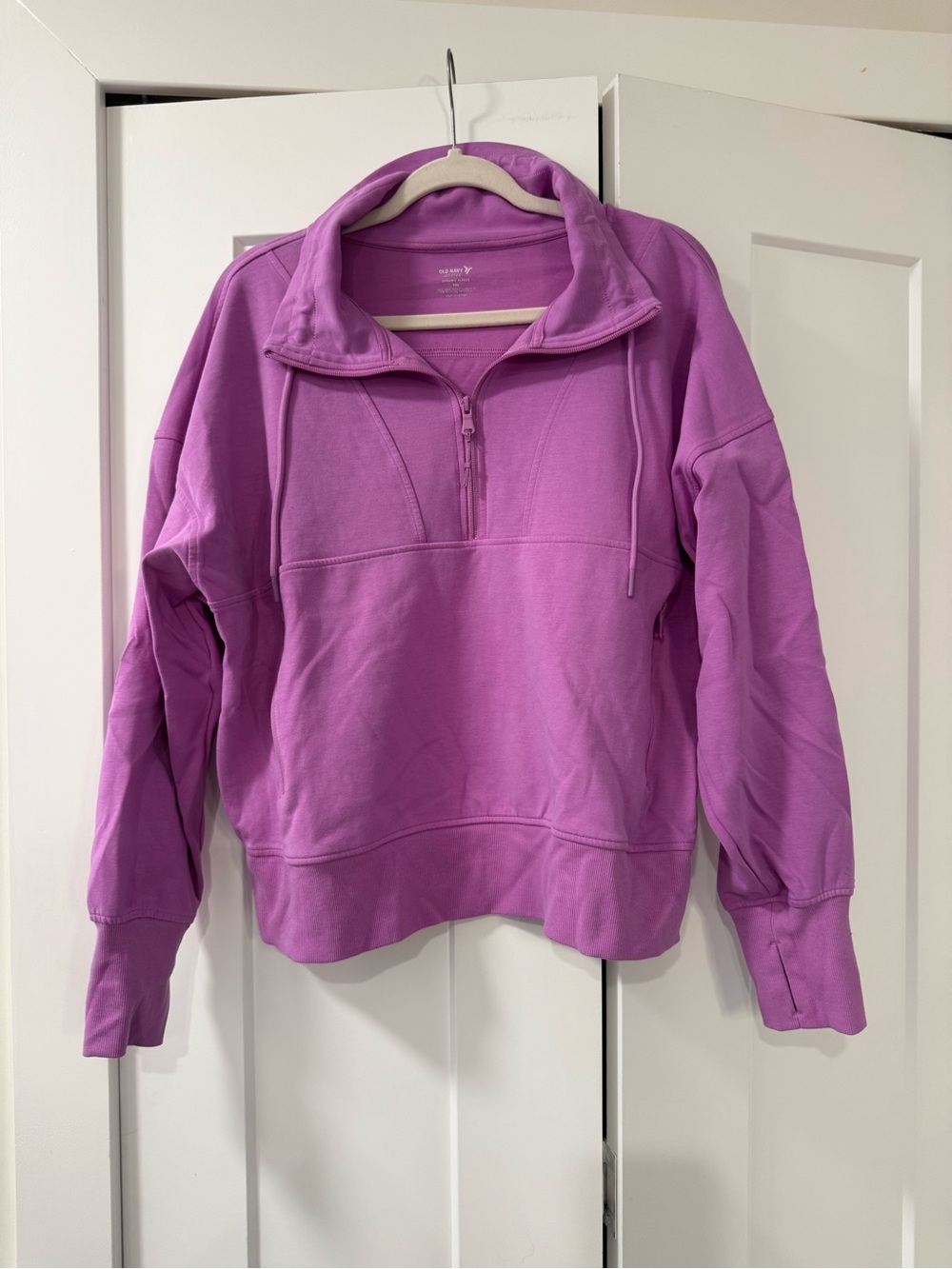 Old Navy Quarter-Zip Dynamic Fleece - Orchidding Around